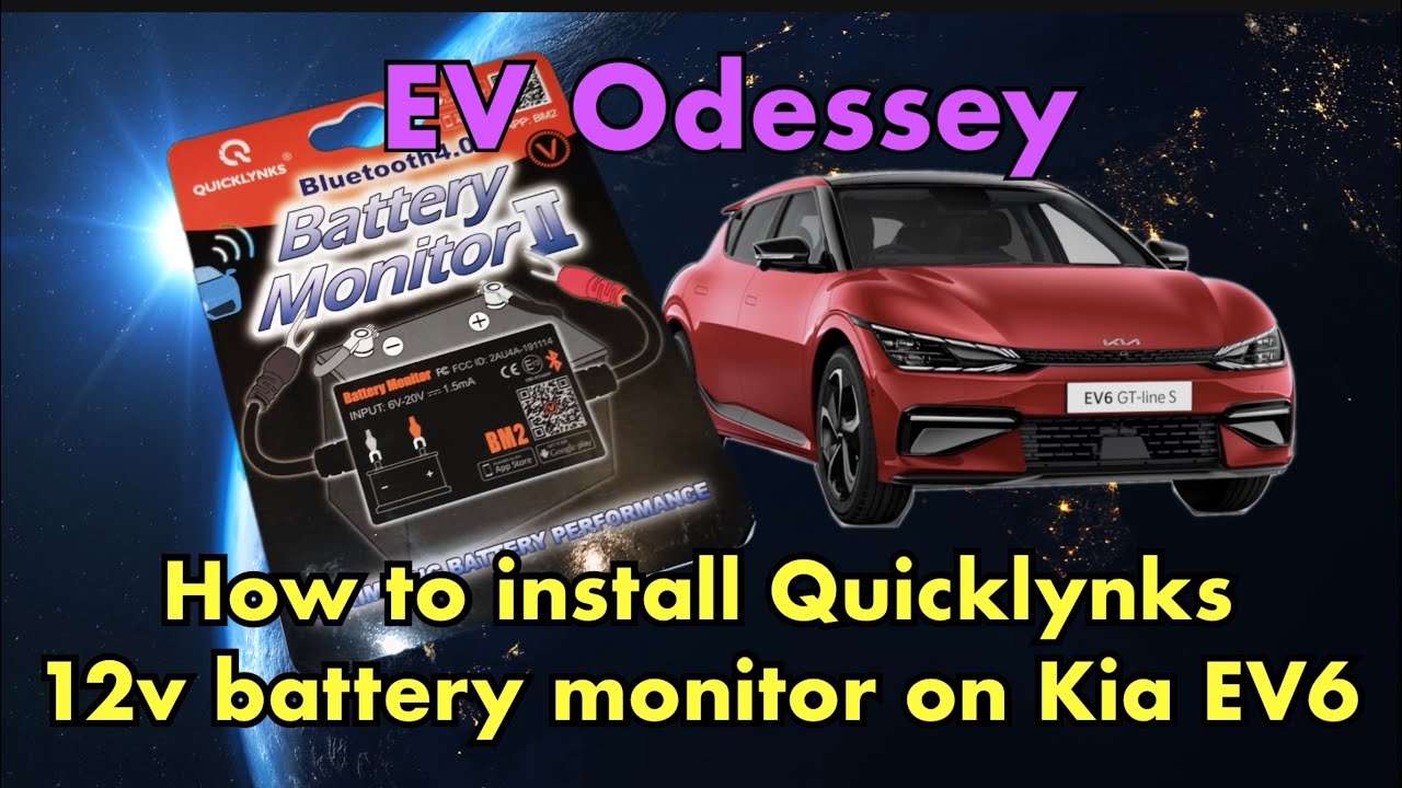 QUICKLYNKS Car Bluetooth Battery Monitor BM2 12V For Lead acid Battery  Monitor