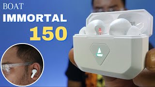 boAt Immortal 150 Earbuds Unboxing & Review | 40ms Latency, 40Hrs Playback | Earbuds Under 1500 |