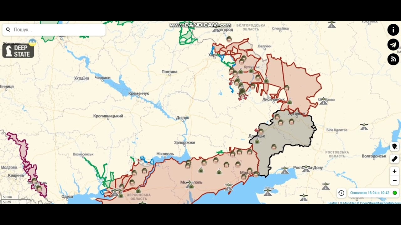 Вторжение россии в украину википедия 2022 карта