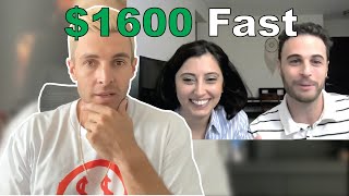 $1600/per month of passive income in 20 days (with Asli & Amr)