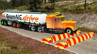 Trucks vs Speed Bumps #4 | BeamNG.DRIVE