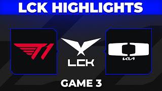 T1 vs DK Game 3 Highlights | LCK 2026 Playoffs | T1 vs Dplus KIA screenshot 2