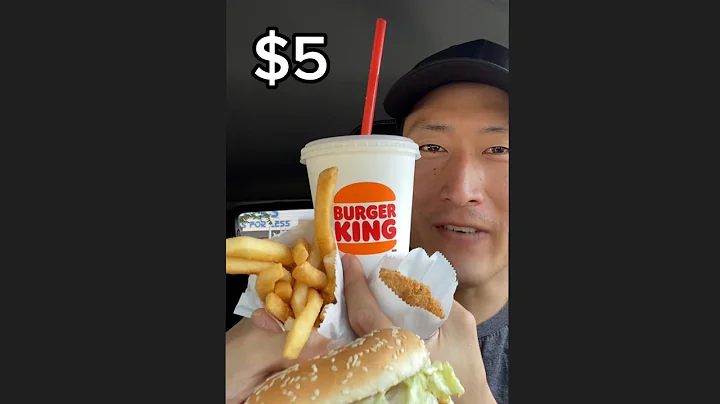$5 Burger King Meal 🍔
