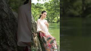 Thiết kế Uyển Như trong BST áo dài Tịnh Hoa của Format formatfashion format aodai