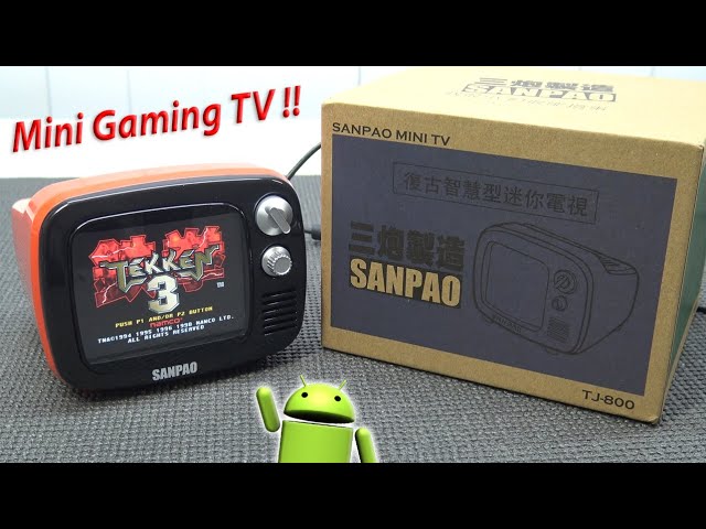 A Mini Retro SMART TV? Sanpao TJ800 Android TV Review 