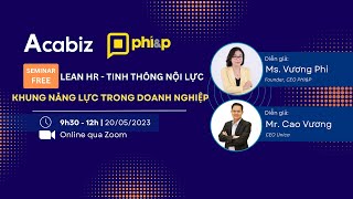 LEAN HR - KHUNG NĂNG LỰC TRONG DOANH NGHIỆP
