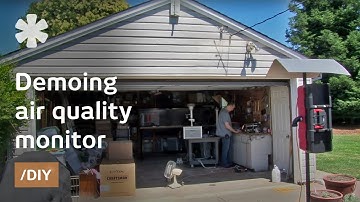 Monitoring indoor air quality with a DIY sensor