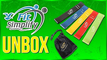 Fit Simplified Resistance Loop Exercise Bands Unboxing