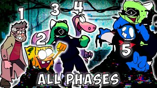 Pibby ALL PHASES | Come Learn With Pibby | Friday Night Funkin' | FNF Mods #4