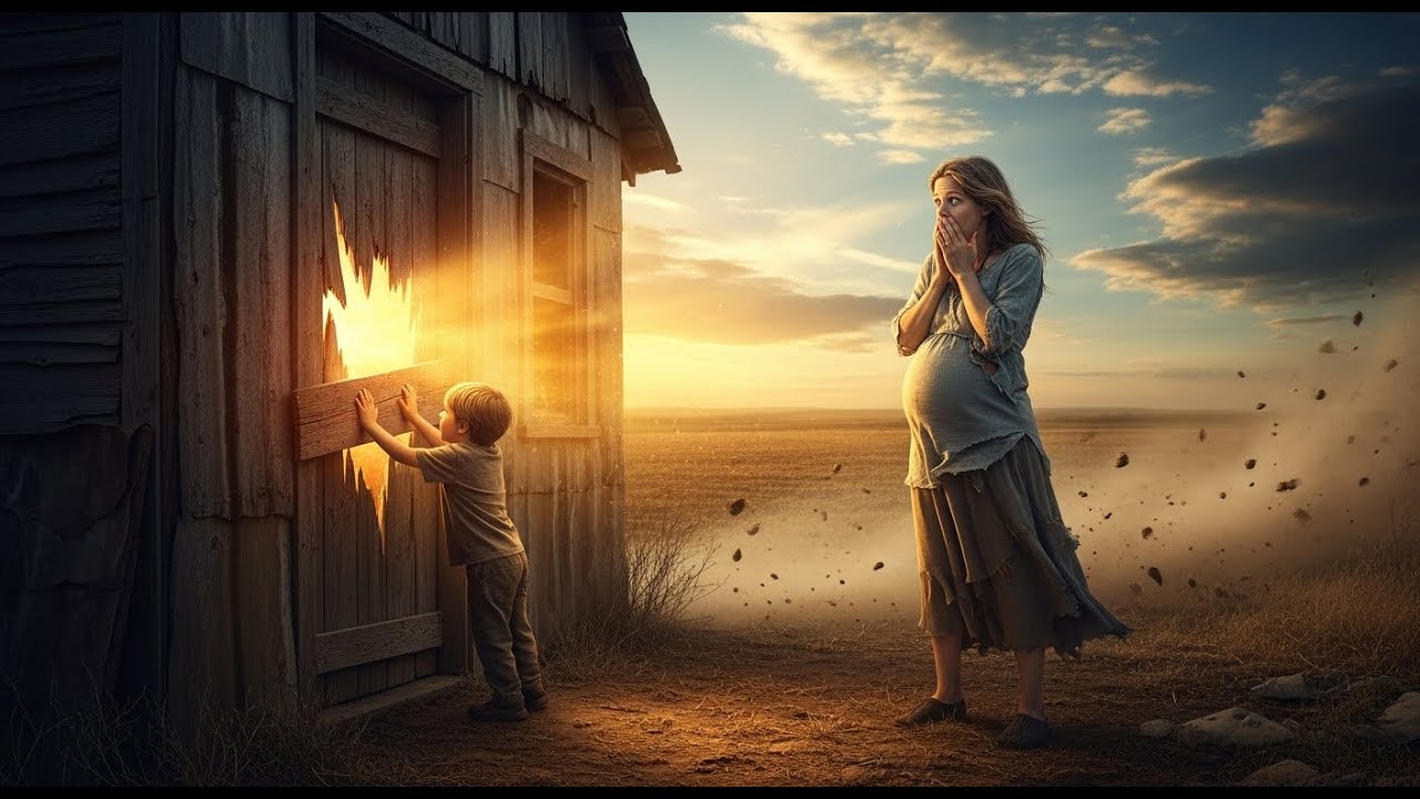 Grávida e sem teto, ela limpou a barrco do avô — seu filho encontrou lá dentro a deixou sem fôlego