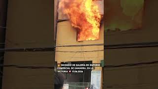 🔥 Incendio de Galeria en emporio comercial Gamarra en la Victoria 🇵🇪 17.06.2026