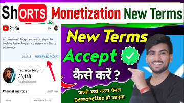 How To Accept YouTube New Terms and Conditions 2023 | Review and Accept Kaise Karen | New YPP Terms