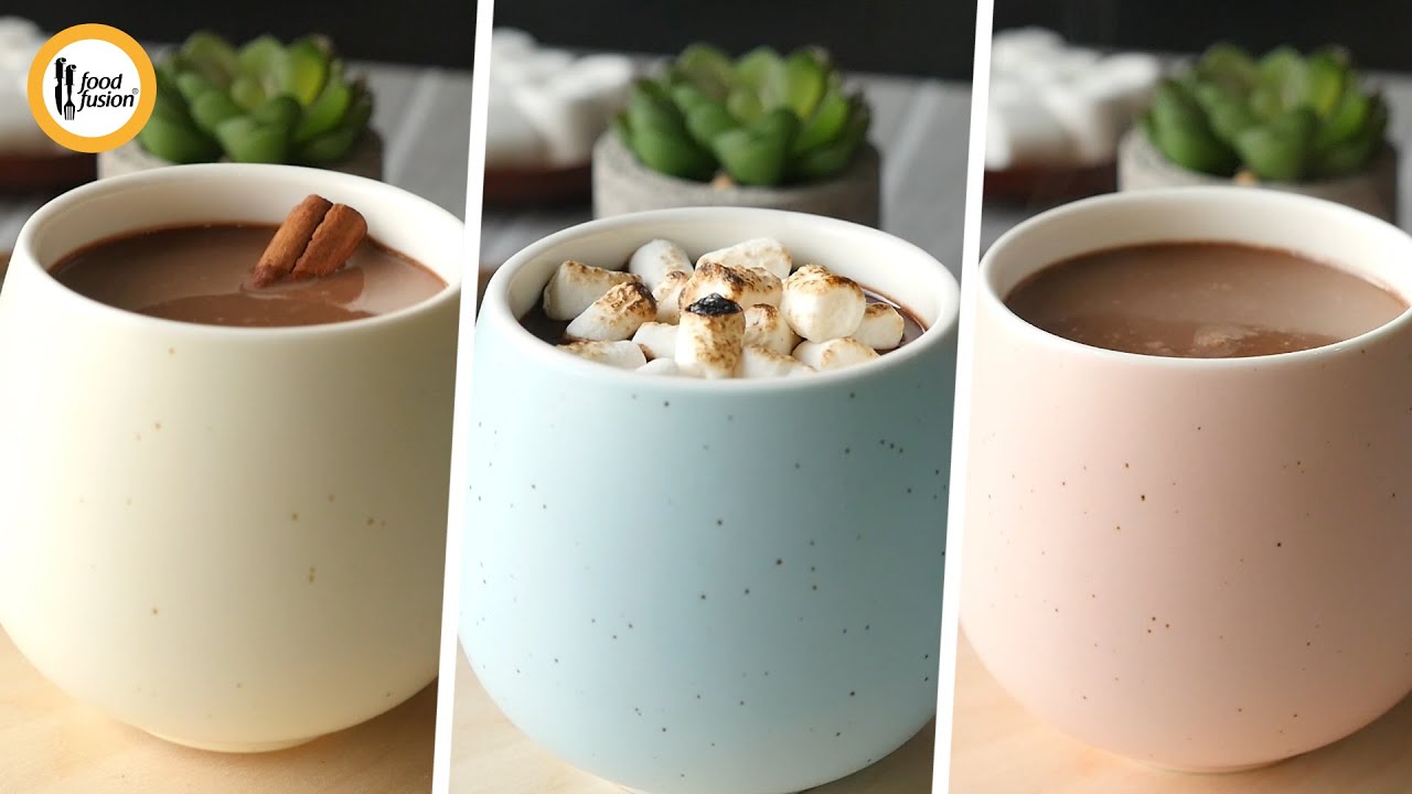 Hot Chocolate 3 ways -   Our best   - Recipes By Food Fusion