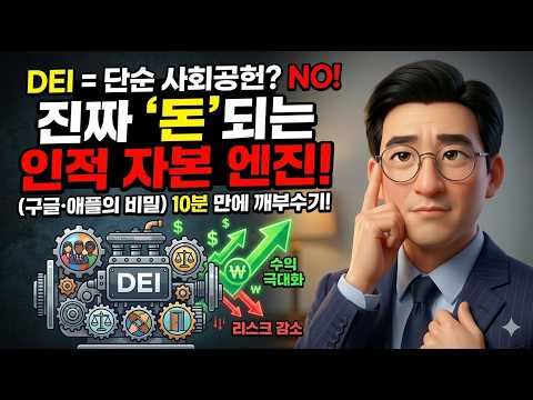 착해서 돈 번다고? No! DEI가 회사를 '부자'로 만드는 소름 돋는 과학적 이유