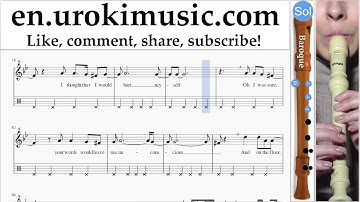 How to Play Recorder B. Rihanna Sledgehammer Part#2 Melody School Learn Class Course Tutorial