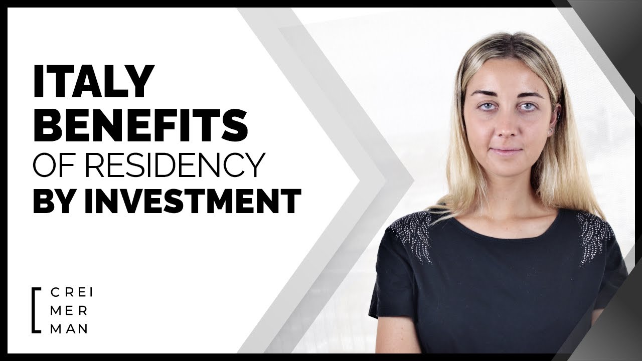 🚩 How To Get Residency By Investment In Italy No Permanent Stay