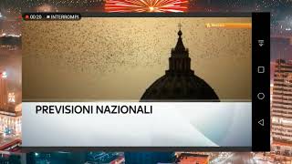 bumper Sky meteo 24 "PREVISIONI NAZIONALI" 2016 (sfondo Venezia al tramonto)