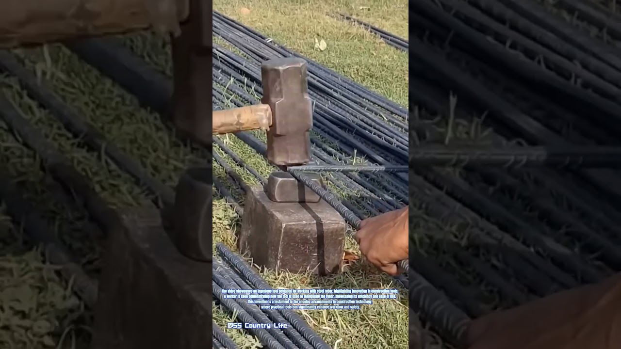 Ingenious Invention: The Steel Rebar Tool