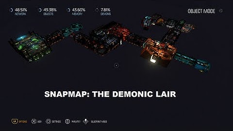 PS4 | DOOM (2016) | SNAPMAP | THE DEMONIC HIVE. [CO-OP. HARD.]
