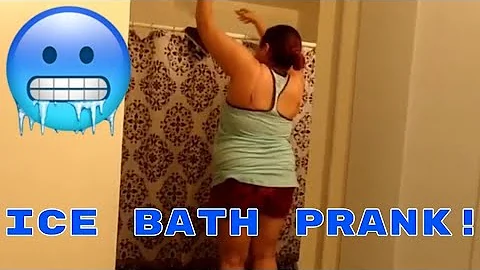 Today I Will Rain Prank My Mom's house Ice Bath Pr...