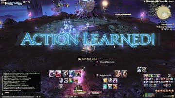 [Blue Mage Spells] FFXIV: Shock Strike - The Striking Tree (Hard) Synced BLU solo w/Level 80 Spells