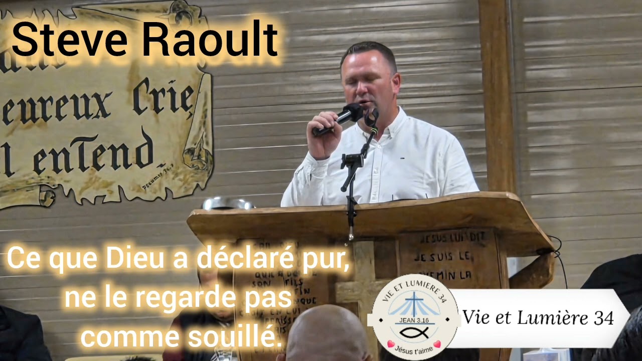 ✨️🎤 Prédication | Steve Raoult 