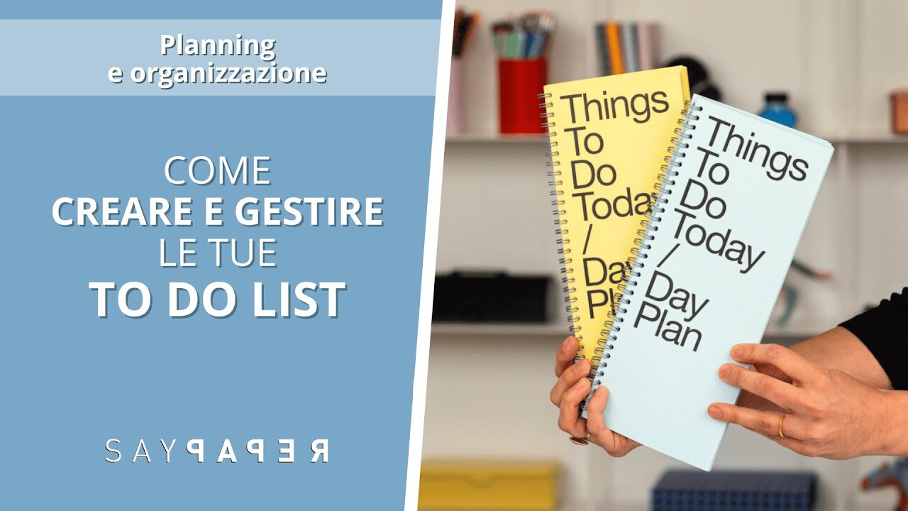 Come creare e gestire le tue TO DO LIST