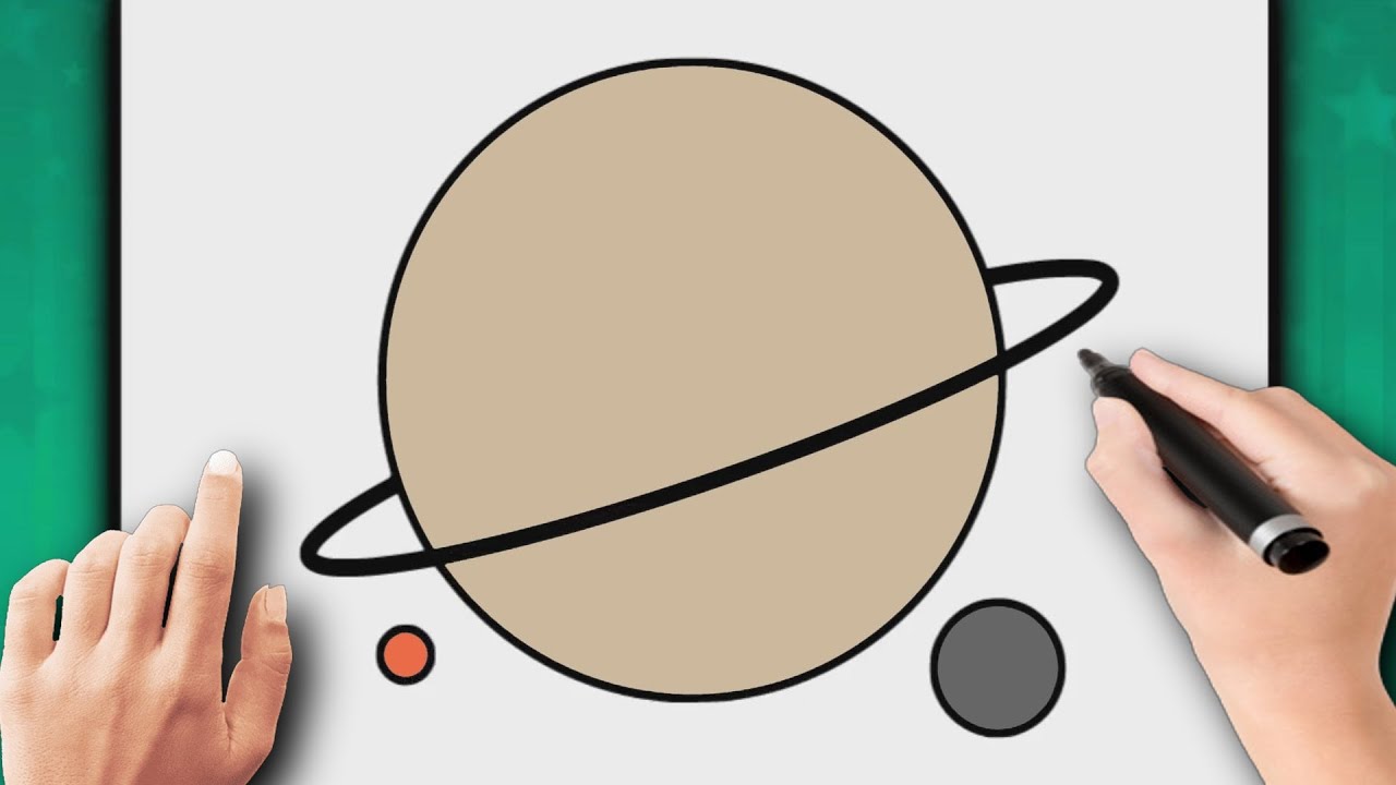 COMMENT DESSINER UNE PLANÈTE ? DESSINEZ FACILE UNE PLANÈTE ÉTAPE PAR