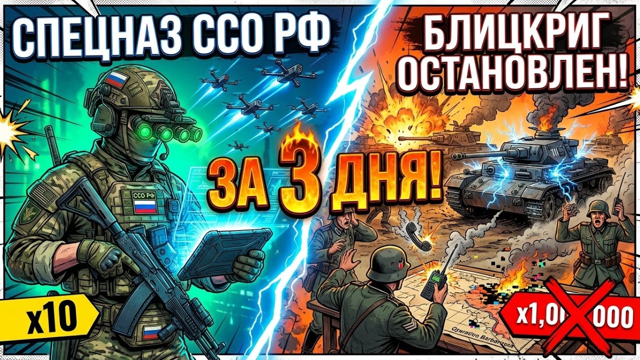 ЧТО ЕСЛИ СПЕЦНАЗ ССО за 72 часа УНИЧТОЖИТ ПЛАН БАРБАРОССА?