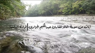 آيات من سورة الحاقة للقارئ عبدالحكيم الجزائري 🇩🇿 | قراءة أندلسية جميلة 🍃