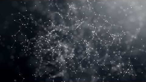 abstract dark vector geometrical background with color plexus lines and dots