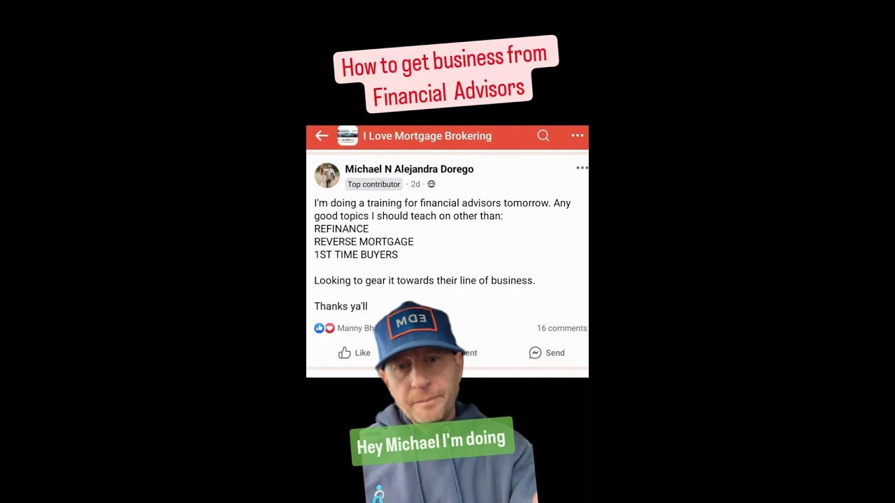 How to get business from Financial Advisors