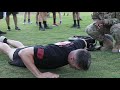 Maj. Timothy Cox takes the Army Combat Fitness Test