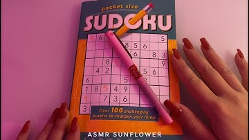 ASMR - sudoku puzzle and whispering