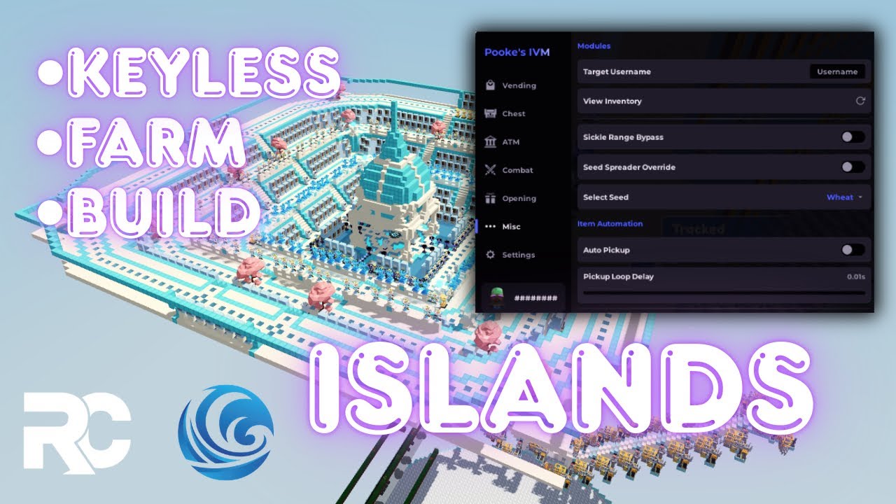 ROBLOX ISLANDS Script Pastebin 2026 AUTO VEND, AUTO ATM, AUTO BUILD 🏝️🧑 ...
