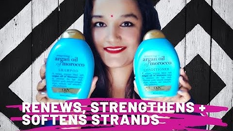 Argan oil of morocco shampoo and conditioner