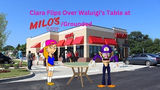 Clara Flips Over Waluigis Table At Milos Hamburgersgrounded
