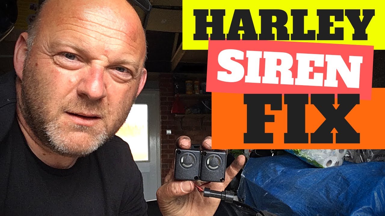 How To Install H D Security Siren 2020 H D Softail Tourer Siren Fix Youtube
