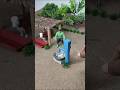 how to make cow shed | mini hand pump | village house cow roof science project #shorts