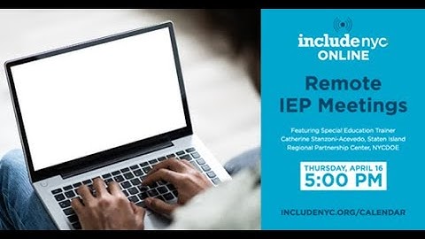 Remote IEP Meetings