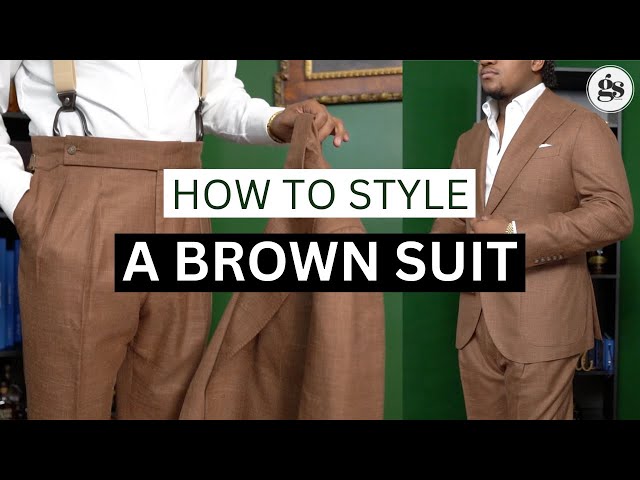 Olive Dress Shirt with Brown Suit Outfits (5 ideas & outfits) | Lookastic