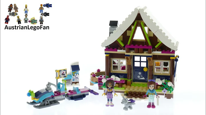 Lego Friends 41323 Snow Resort Chalet - Lego Speed Build Review