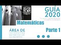 Guía UNAM 2020 Área 1 | Matemáticas (47-50)