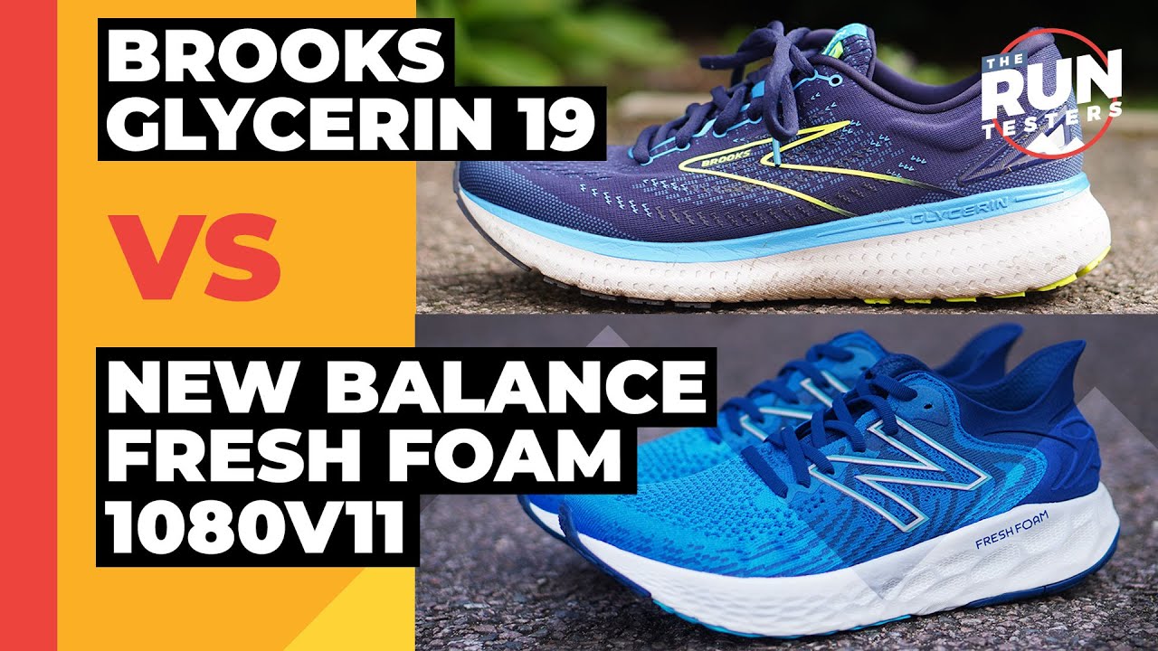 Brooks Glycerin 19 vs New Balance Fresh Foam 1080v11: Battle of the  cushioned shoes - YouTube