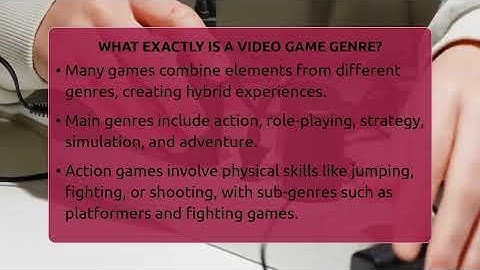 What Exactly Is A Video Game Genre? - Video Gamers Vault