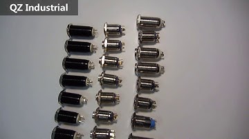 QZ Industrial 12mm momentary metal push button switch