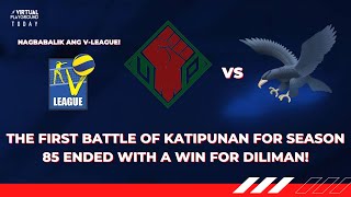 Playground Today | Sports: FIRST BATTLE OF KATIPUNAN FOR  SEASON 85 ENDED WITH A WIN FOR DILIMAN