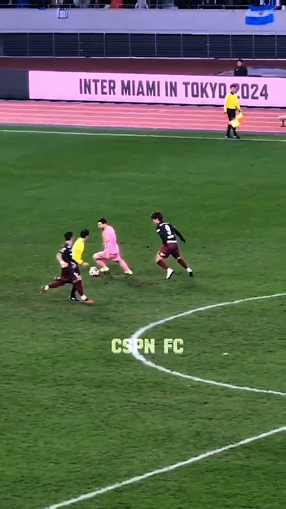 Messi Skill Reaction by japanese Fans#messi #footballshorts #shorts