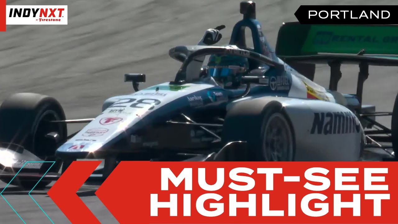 Dennis Hauger Inches Closer to First Title | 2025 INDY NXT at Portland