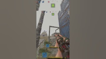 Rust funny encounter I chased him into his base #rust #shorts #gaming #funny